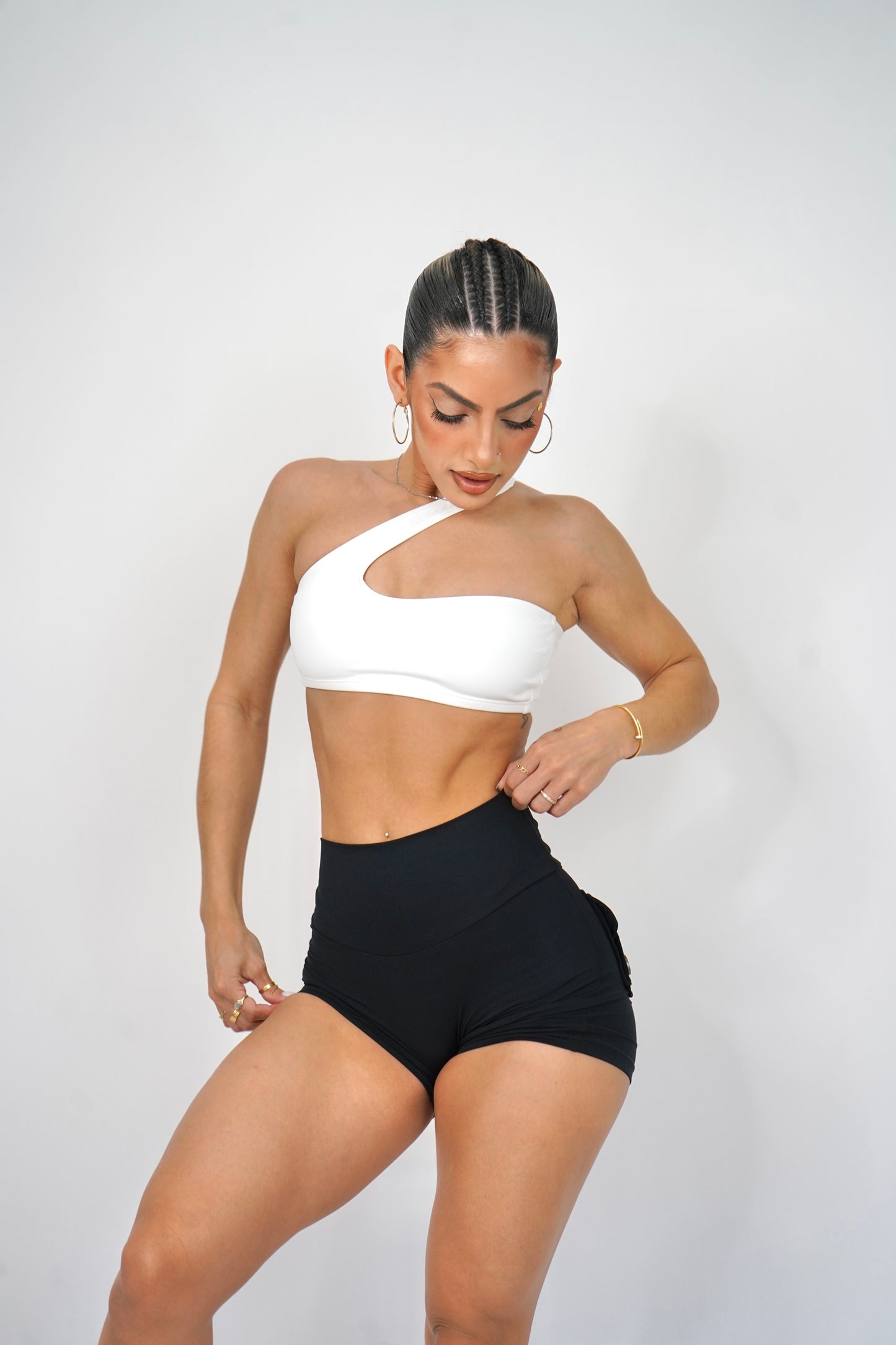 Black “IT GIRL” Shorts