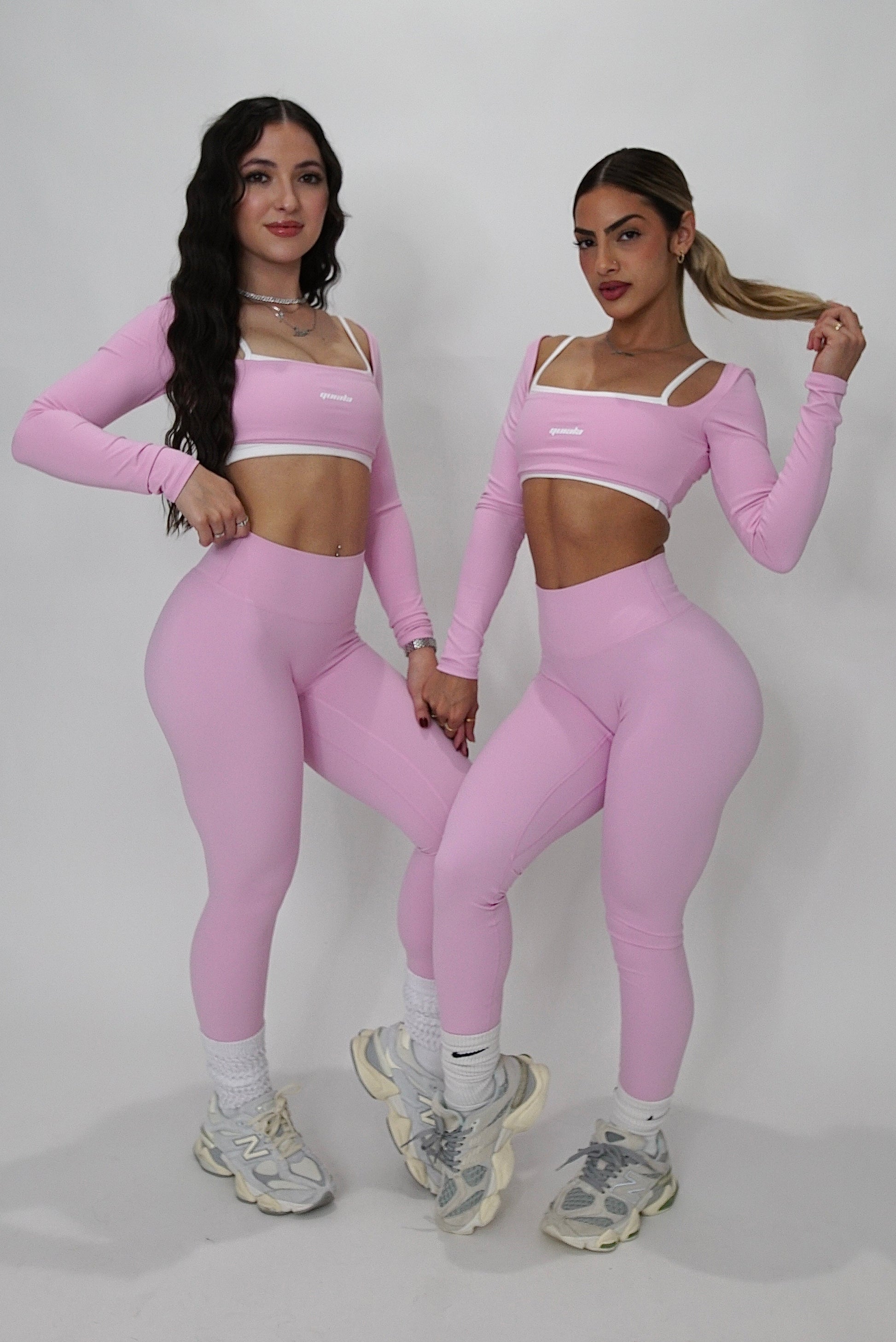 Light Pink 'Pilates Princess' 2 Piece Set – Quiala Collection