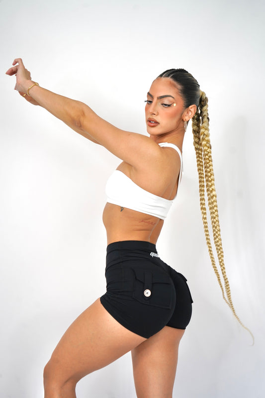 Black “IT GIRL” Shorts
