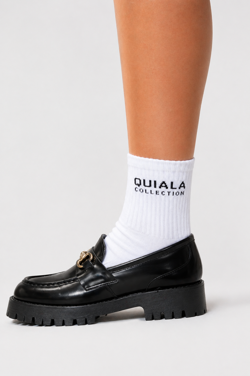 Unisex half crew QC sock