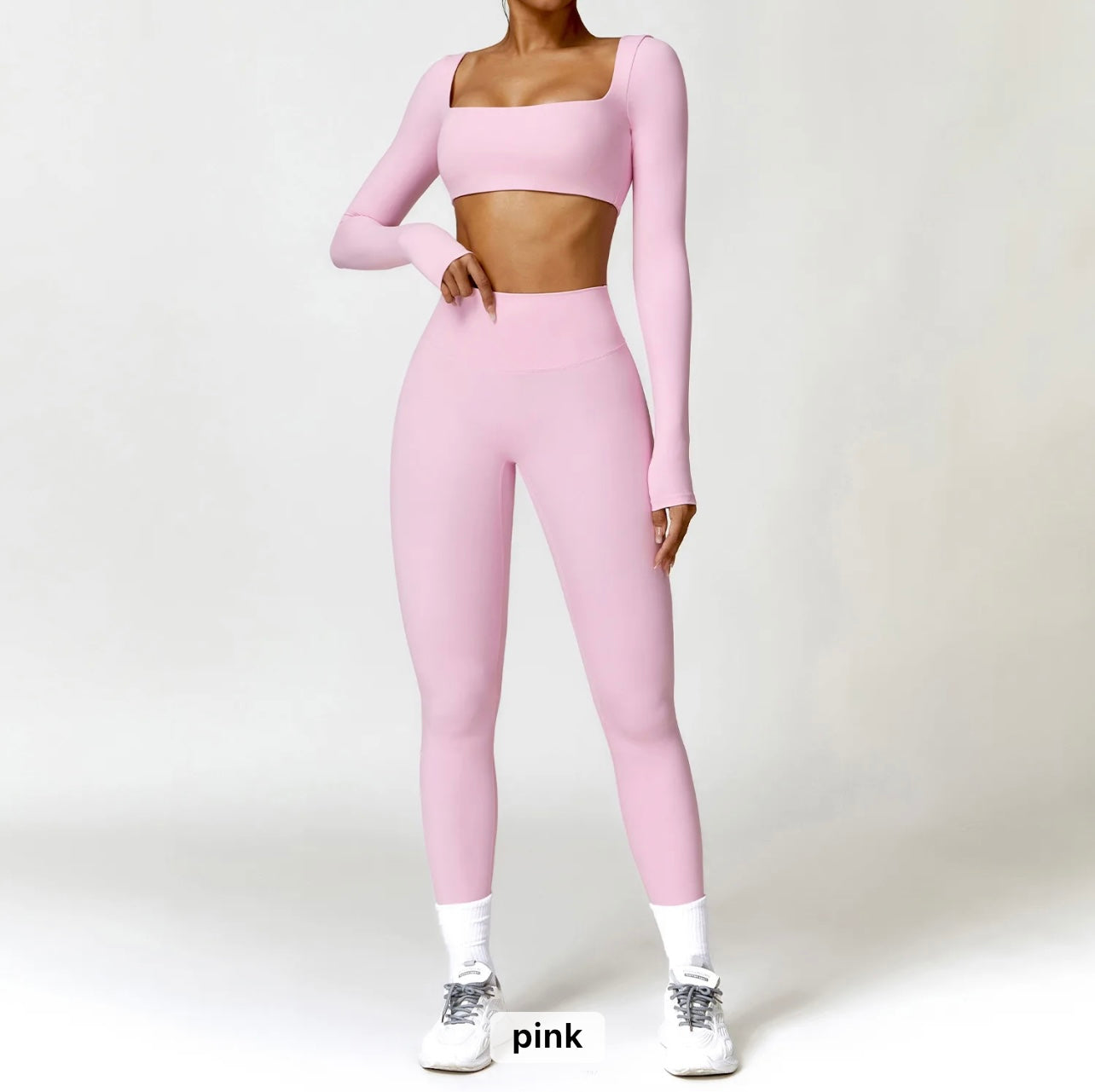 Light Pink ‘Pilates Princess’ 2 Piece Set